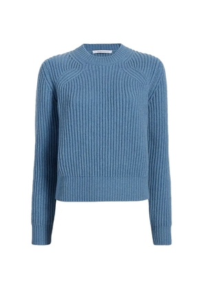 Another Tomorrow ribbed-knit cashmere sweater - Blue
