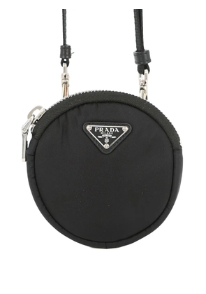 Prada Pre-Owned 2013-2026 Mini Tessuto Round Pouch crossbody bag - Black