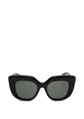Gucci Eyewear geometric-frame sunglasses - Black