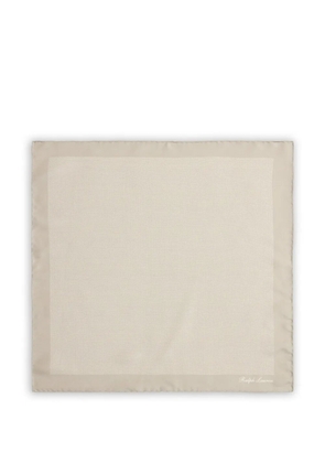 Ralph Lauren Purple Label pin-dot pocket square - Grey