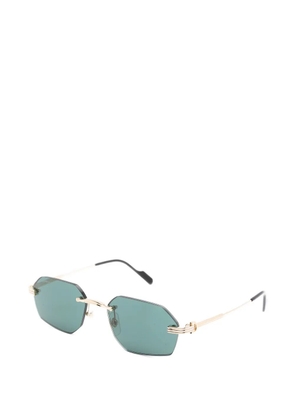 Cartier Eyewear Signature C de Cartier geometric-frame sunglasses - Gold