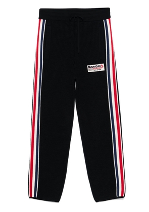 Palm Angels x Moncler waffle-knit sweatpants - Blue