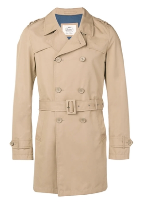 Herno double breasted trench coat - Neutrals