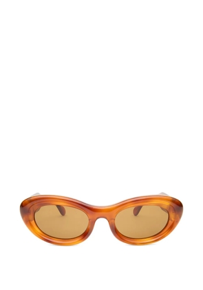 Simon Miller x Delarge Mirage oval-frame sunglasses - Brown