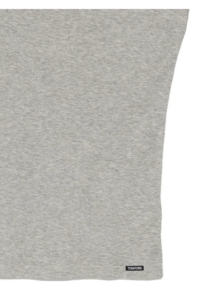 TOM FORD ribbed-knit vest - Grey