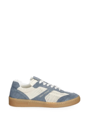 Marc O'Polo suede-panelled mesh sneakers - Blue