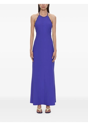 Christopher Esber Beach Quartz halterneck dress - Blue
