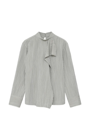 Margaux Lonnberg Beck striped ruffled shirt - White