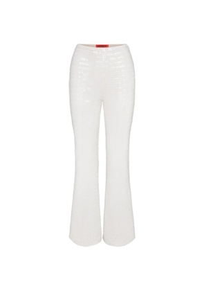 Simon Miller Robo sequin-embellished trousers - White