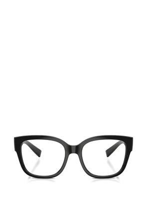 Dolce & Gabbana Eyewear logo-plaque cat-eye glasses - Black