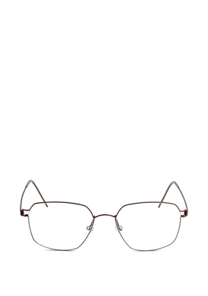 Lindberg Daniela geometric-frame glasses - Brown