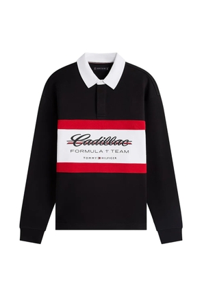 Tommy Hilfiger x Cadillac Formula 1 team-logo polo shirt - Black