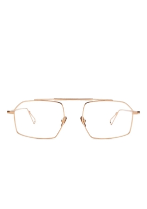 Ahlem Royale geometric-frame glasses - CHAMPAGNE