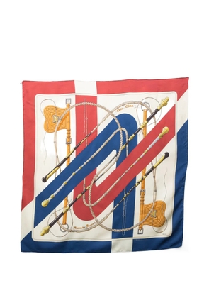 Hermès Pre-Owned 1979 Clic Clac silk scarf - Neutrals