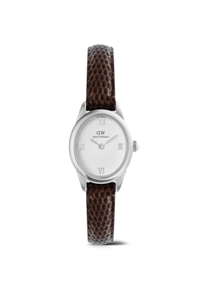 Daniel Wellington mini Ophelia lizard-texture 26mm watch - White