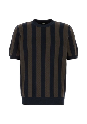 FENDI knit short-sleeve jumper - Blue