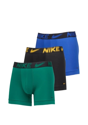 Nike logo-waistband 3-pack boxer briefs - Green