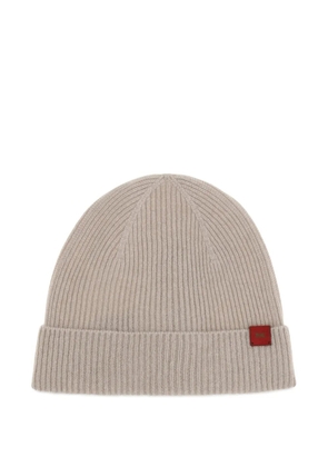Kiton ribbed-knit beanie hat - Neutrals