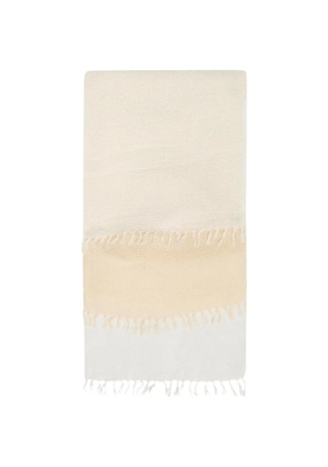 Issey Miyake Slits Stole fringed panelled belt - Neutrals