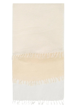 Issey Miyake Slits Stole fringed panelled belt - Neutrals