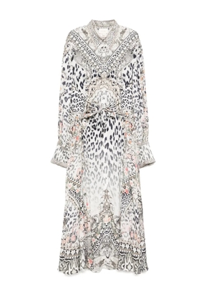 Camilla Marble Heaven shirt dress - White