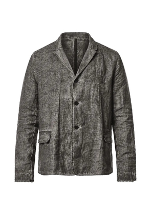 Thom Krom faded-effect single-breasted jacket - Grey