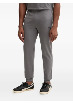 Ea7 Emporio Armani logo-print track pants - Grey