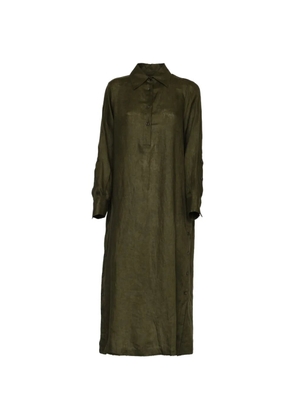 Robert Friedman button-up maxi dress - Green
