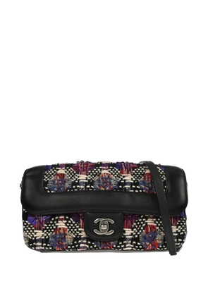 CHANEL Pre-Owned 2017 Tweed Coco Corset shoulder bag - Black