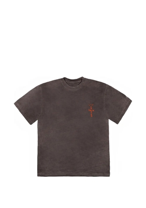 Travis Scott Cactus Jack Digital Girl graphic-print T-shirt - Brown