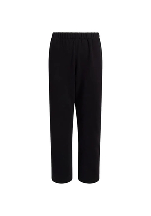 Another Tomorrow fleece track pants - Black