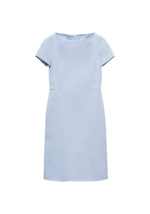 Prada Pre-Owned short-sleeve wool midi dress - Blue