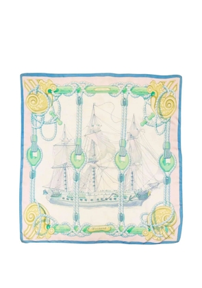 Hermès Pre-Owned 1968 Tribord silk scarf - Pink