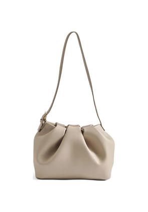 Themoirè Athena ruched tote bag - Neutrals