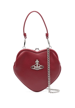 Vivienne Westwood Belle Orb-plaque clutch bag - Red