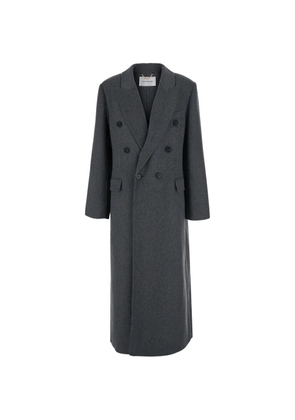 Victoria Beckham double-breasted long coat - Grey
