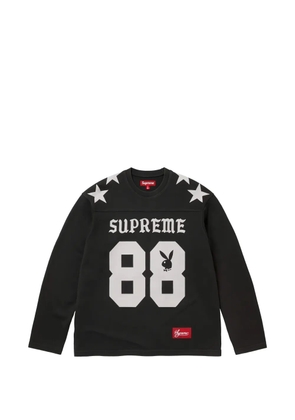 Supreme Playboy star-print T-shirt - Black