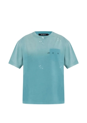 MISBHV paint-splatter T-shirt - Blue