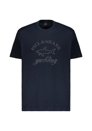 Paul & Shark graphic-print cotton T-shirt - Blue