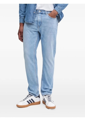 Sisley logo-patch jeans - Blue