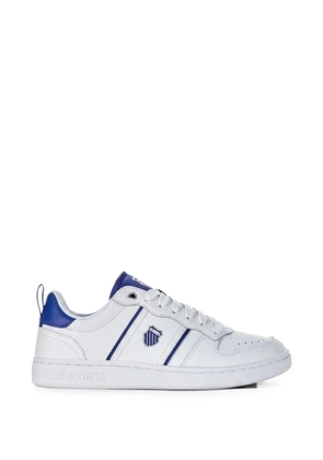 K-Swiss logo-patch sneakers - White