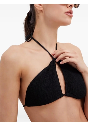 Bond-eye Yasmine tie-fastening cutout bikini top - Black