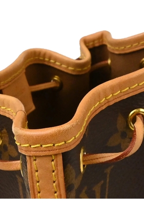 Louis Vuitton Pre-Owned 2020 Monogram Nano Noe bucket bag - Brown