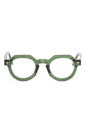 Ahlem Petits Champs geometric-frame glasses - Green