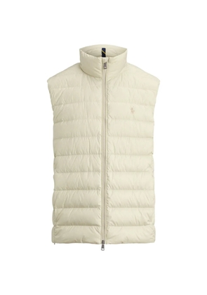 Polo Ralph Lauren Pony water-repellent quilted gilet - Neutrals