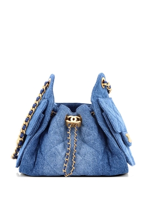 CHANEL Pre-Owned 25 Hobo Bag Quilted Denim Mini shoulder bag - Blue