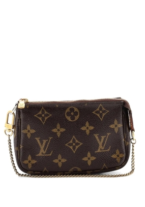 Louis Vuitton Pre-Owned Pochette Accessoires Monogram Canvas Mini clutch bag - Brown