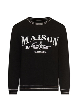 MM6 Maison Margiela wool-blend jumper - Black