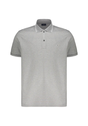 Paul & Shark striped-pattern polo shirt - Grey
