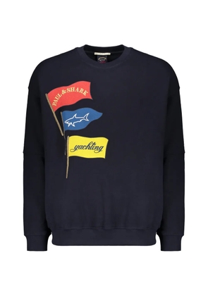 Paul & Shark embroidered-detail sweatshirt - Blue